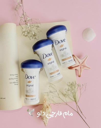 مام دئودورانت داو Dove حجم ۵۰ میل بدون الکل و ماندگاری بالا