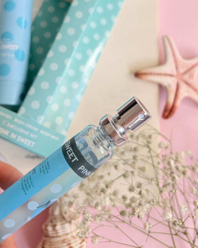 پک کرم بدن و عطر قلمی پینک این سوییت خنک و ملایم رایحه هندوانه