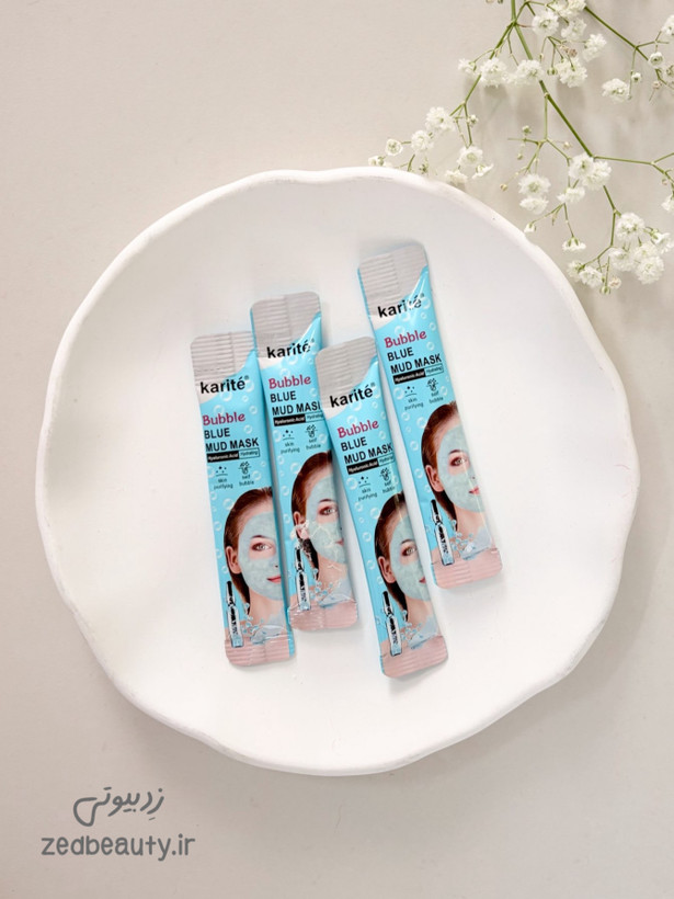 ماسک حبابی صورت ساشه ای مدل Bubble Mud Mask حجم ۵ میل