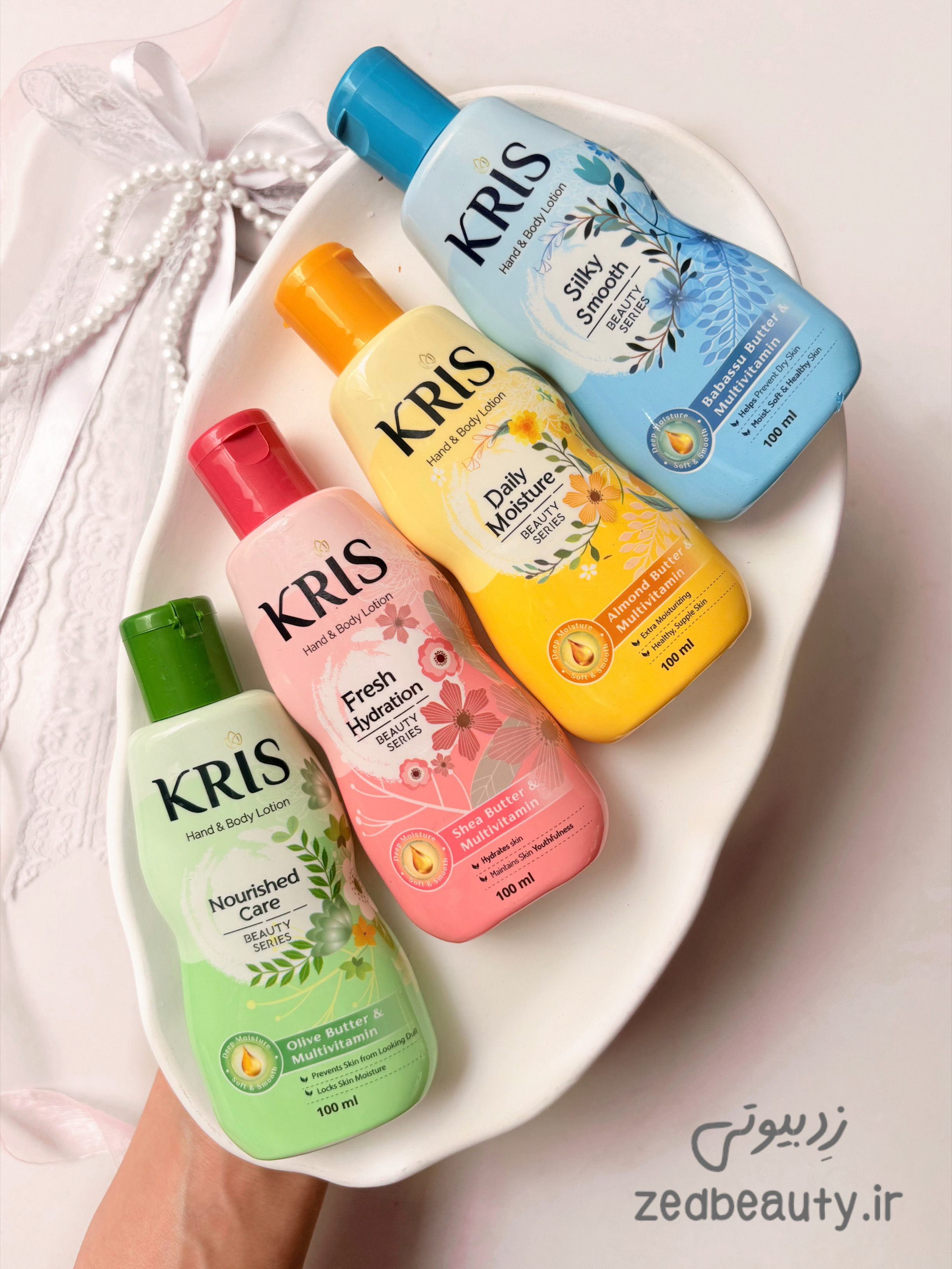 لوسیون دست و بدن کریس kris حجم ۱۰۰ میل سایز کوچک